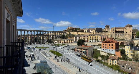 Superior double room with balcony ELE Acueducto Hotel Segovia